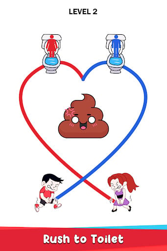 Toilet Rush Race: Draw Puzzle