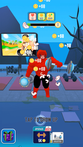 Gym Workout Clicker: Muscle Up